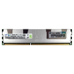 HP 500207-571 584686-001 16GB 4Rx4 DDR3 PC3-8500 1066MHz ECC REG DIMM MEMORY RAM - Picture 1 of 1