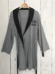 Damen Love & Cherish Team Braut Morgenmantel fehlender Gürtel Brautmädchen XL/2XL grau - Bild 1 von 5