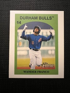 2021 Topps Heritage Minor League Wander Franco 1972 Venezuelan Stamp 72TVS-14