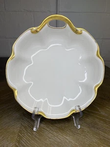 Haviland Limoges France Silver Anniversary Bon Bon Dish Candy Trinket 8 7/8" - Picture 1 of 12