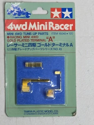 De Colección Tamiya 4x4 Mini Racer Piezas de Afinación Chapadas en Oro Terminal A Años 80 Sellado Nuevo de Lote Antiguo Foto 1 de 4