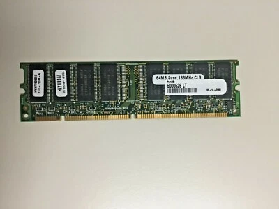 HYM7V63801 ECC 64MB 133MHz Memory Ram - Image 1 of 2