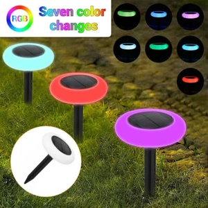 2PCS Solar LED Light Outdoor Waterproof Lawn Lamp Yard Landscape Color Changing - Picture 1 of 12