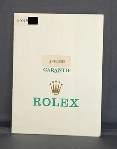 Original Rolex Guarantee 568.00.20.8.1991 for Air King Precision ref. 14000 - Bild 1 von 7