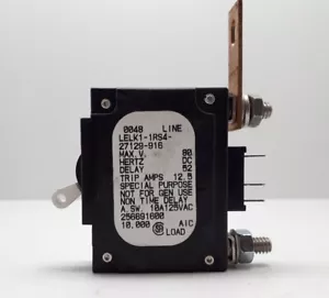 AIRPAX 10 AMP CIRCUIT BREAKER LELK1-1RS4-27129-916 - Foto 1 di 3
