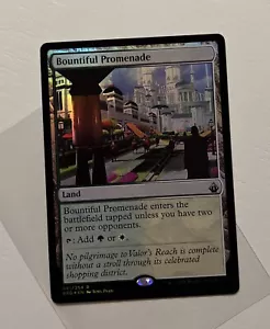 MTG Magic The Gathering Foil Bountiful Promenade *NP - Foto 1 di 2