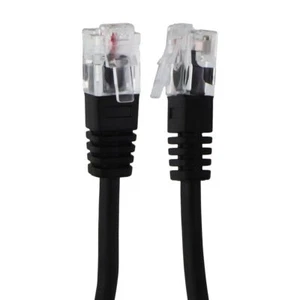 Generic (3m/9-FT) RJ-11 to RJ-11 Telephone Cable - Black - Picture 1 of 3