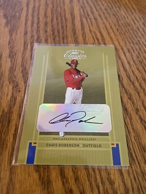 Chris Roberson 2005 Donruss Classics RC Auto #d/1200 - Phillies #218 - Image 1 of 2