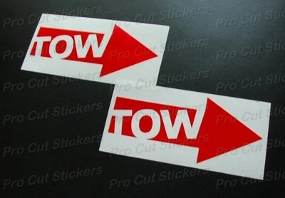 PRO CUT STICKERS Pegatinas de remolque 75 mm - 150 mm tallas calcomanías carrera rally día pista carreras automovilismo d5