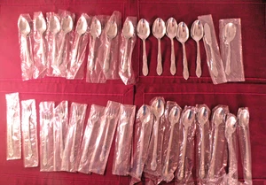 31 Pieces Wm A Rogers Oneida Fenway Daydream Stainless Steel Flatware - Picture 1 of 4