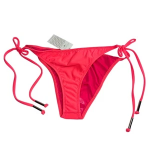Neu mit Etikett Eberjey Damen-Bikinihose neonpink Stringverschluss Größe Large - Bild 1 von 5