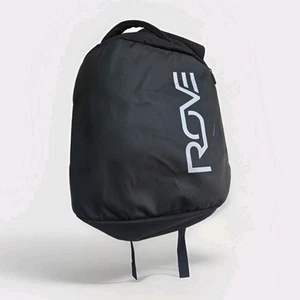 Rove Backpack Padded Laptop Bag Black And Orange With External Usb 19" - Afbeelding 1 van 12
