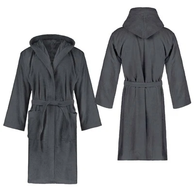 etérea Livie Frottee Kapuzen-Bademantel Saunamantel Damen Morgenmantel Herren - Bild 1 von 4