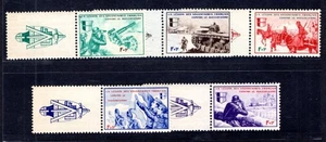 OCCUPATION WW II FRANCE 1942 VI-XZF ** MNH VERY BEAUTIFUL SET (06260 - Picture 1 of 2