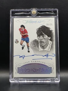 2016 Panini Flawless Ivan Zamorano Legendary Autograph /25 - Chile - Picture 1 of 2
