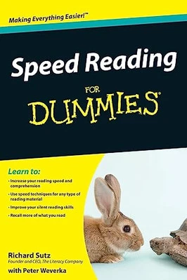Speed Reading For Dummies by Sutz, Richard Paperback Book The Cheap Fast Free - Image 1 of 2