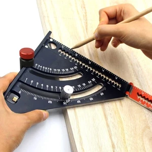 Compact Woodworking Accessory Triangle Ruler Positioning Adjustment Block - Photo 1/12