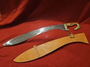 Vintage Macedonian Falchone Sword Alexander The Great With Ornate Handle India - Picture 1 of 11