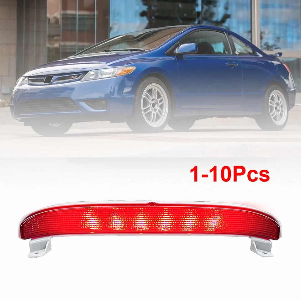 Tercera luz de freno LED 3RD roja apta para Honda Civic EX 2006-2011 cupé de 2 puertas nueva Foto 1 de 4