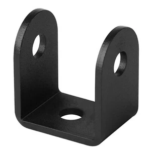 10 Pcs Black U Bracketfor 1-1/2" PanelsInner Width 38.1 mm for 2x4 Post - Picture 1 of 4