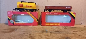 Hornby R235 & R227 OO Gauge Wagons Read Description Free P&P - Foto 1 di 19