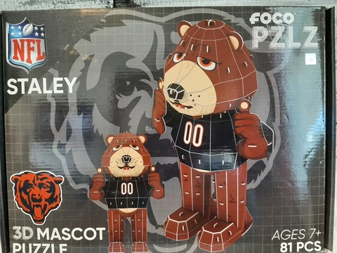 Foco 3d Chicago Bears Staley Puzzle Cover