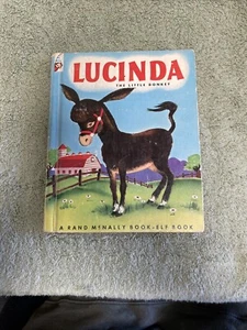 VINTAGE LUCINDA DER KLEINE ESEL 1952 RAND MCNALLY GUTER ZUSTAND - Bild 1 von 4