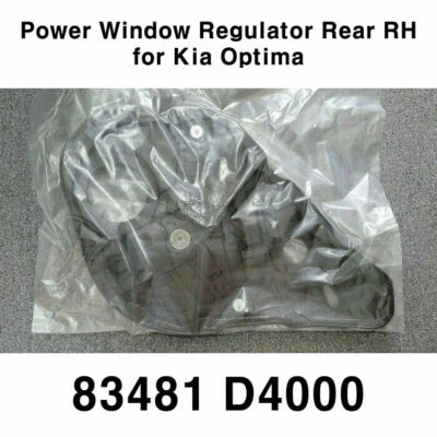 OEM 83481D4000 Power Window Regulator Rear Right RH for KIA Optima 2016-2020 - Image 1 of 3