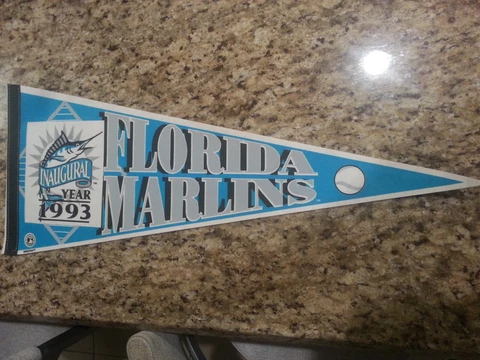 Florida Marlins 1993 Inaugural Pennant Cover