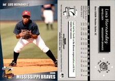 Michael Hernandez 2002 MultiAd Mahoning Valley Scrappers #4 Card *AutographDen*