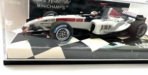 Formel 1 Sammler Modell Auto Minichamps 1:43: B.A.R Honda 007 J. Button (W401) - Bild 1 von 8