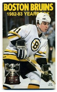 Vintage 1982-83 Boston Bruins Yearbook NHL Hockey Media Guide Ray Bourque
