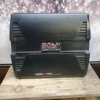 Boss PD3000 3000W Monoblock Phantom Class-D Car Subwoofer Amplifier - Image 1 of 4