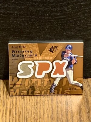 Бронзовая нашивка 2007 SPx Winning Materials ограниченное издание 50/50 Brian Giles #WM-BG - Изображение 1 из 2