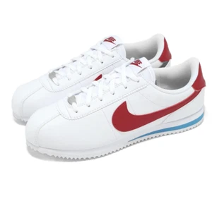 Nike GS Cortez Shoes White/Red DM0950-115 j - Picture 1 of 7