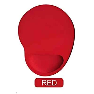 Keyboard Mouse Laptop Wristband Mouse Pad With Wrist Protect Red - Picture 1 of 4