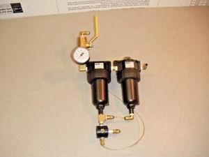Conjunto de filtro de aire instrumento Parker 06F17AC + 11F7EC con válvula Clippard 2012 - Imagen 1 de 10