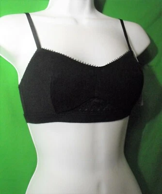 NUEVO EN BRALETTE MODAL SEDA CORREA LENCERÍA GOSSAMER G5151 001 S Foto 1 de 2