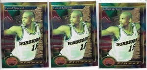 LATRELL SPREWELL 3 CARD LOT 1993-94 TOPPS FINEST 30 GOLDEN STATE WARRIORS KNICKS - Picture 1 of 1
