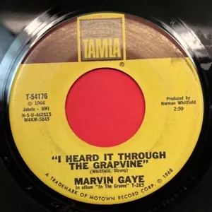 Marvin Gaye I Heard it Through the Grapevine 45 R&B Soul Tamla 54176 - Bild 1 von 4