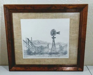 Vtg Billy Hicks Lithograph Pencil Hand-Signed Numbered 95/300 10" X 8" Framed - Picture 1 of 9