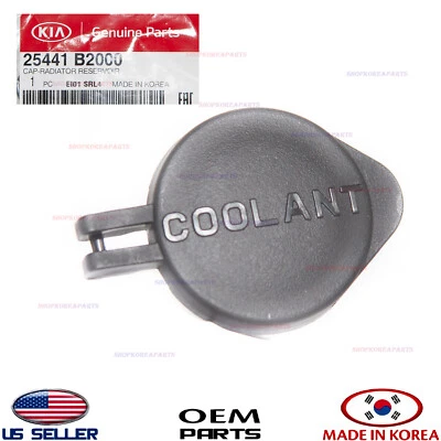 Tapa de depósito de refrigerante genuina ⭐OEM⭐ KIA SOUL 2014-2019 NO TURBO 25441B2000 Foto 1 de 4