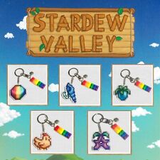 Stardew Valley Gaming Acrylic Keyring Keychain - Video Game Gift for Gamer Fans