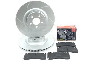 PARA FORD MUSTANG 5.0 V8 PASTILLAS DISCOS FRENO RENDIMIENTO PERFORADOS CRUZADOS DELANTEROS 380mm - Imagen 1 de 12