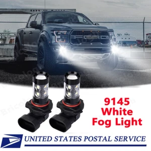 For Ford F150 F250 F350 Super Duty  9005 2×LED Fog Lights Bulbs 100W 6000K White - Picture 1 of 11