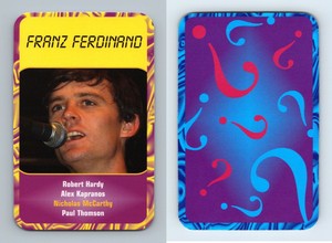 Nicholas McCarthy - Franz Ferdinand Pop Happy Families 2006 MusicGames Card