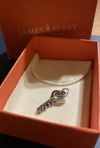 JAMES AVERY DER SCHLÜSSEL ZUR LIEBE CHARM STERLINGSILBER NICHT MEHR PRODUZIERT NEU IM KARTON - Bild 1 von 5
