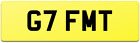 G7 FMT QUALITY RARE SINGLE DIGIT OLD CAR REG NUMBER PLATE ALL FEES PAID FM MT FT