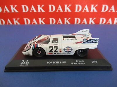 Die cast 1/43 Modellino Auto Porsche 917K Martini 24H Le Mans 1971 H. Marko - Immagine 1 di 4