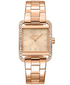 DKNY Women's DK1L003M0035 ICONIC City Glitz Rose-Gold IP Stainless Steel Watch - Picture 1 of 3